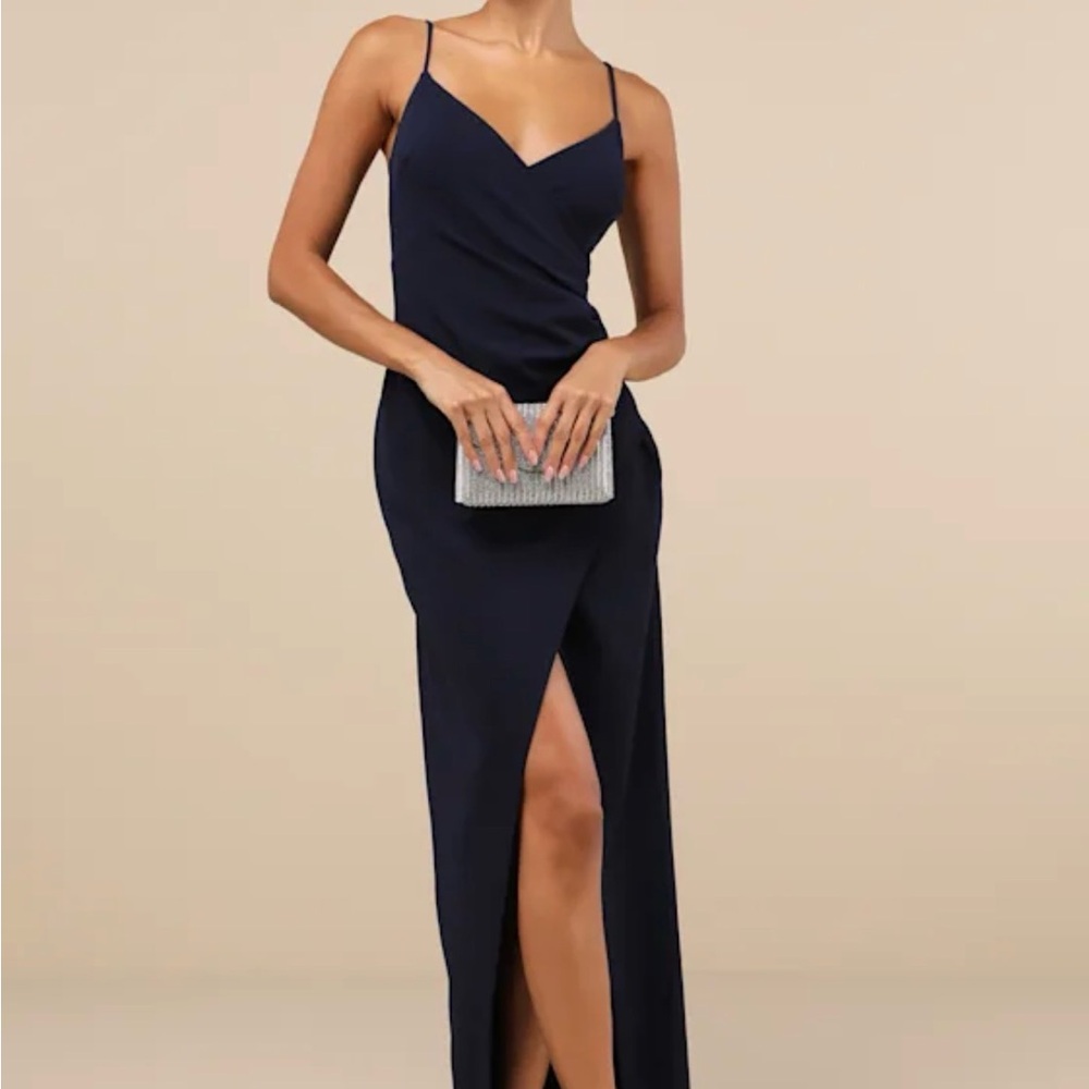 Lulu's Midnight Blue Maxi Dress